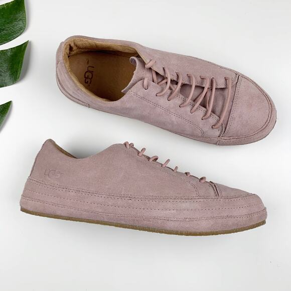 UGG Shoes - Ugg Blake Sneakers Pink Suede Lace Up Casual Women's 9.5